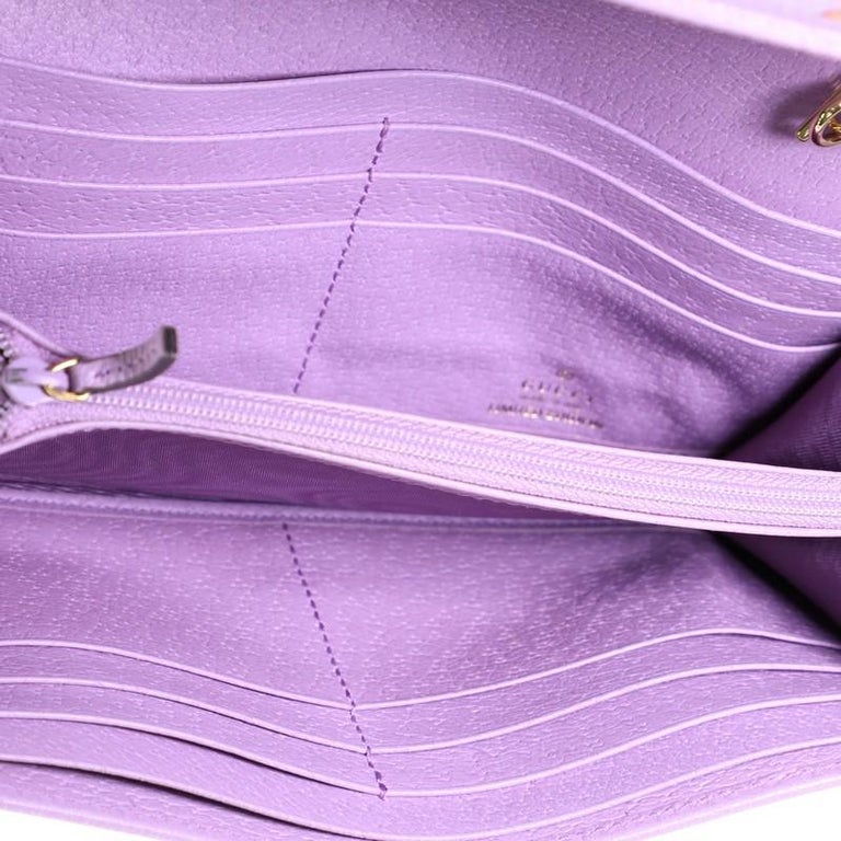 Gucci Wallet On Chain Flora Canvas at 1stDibs