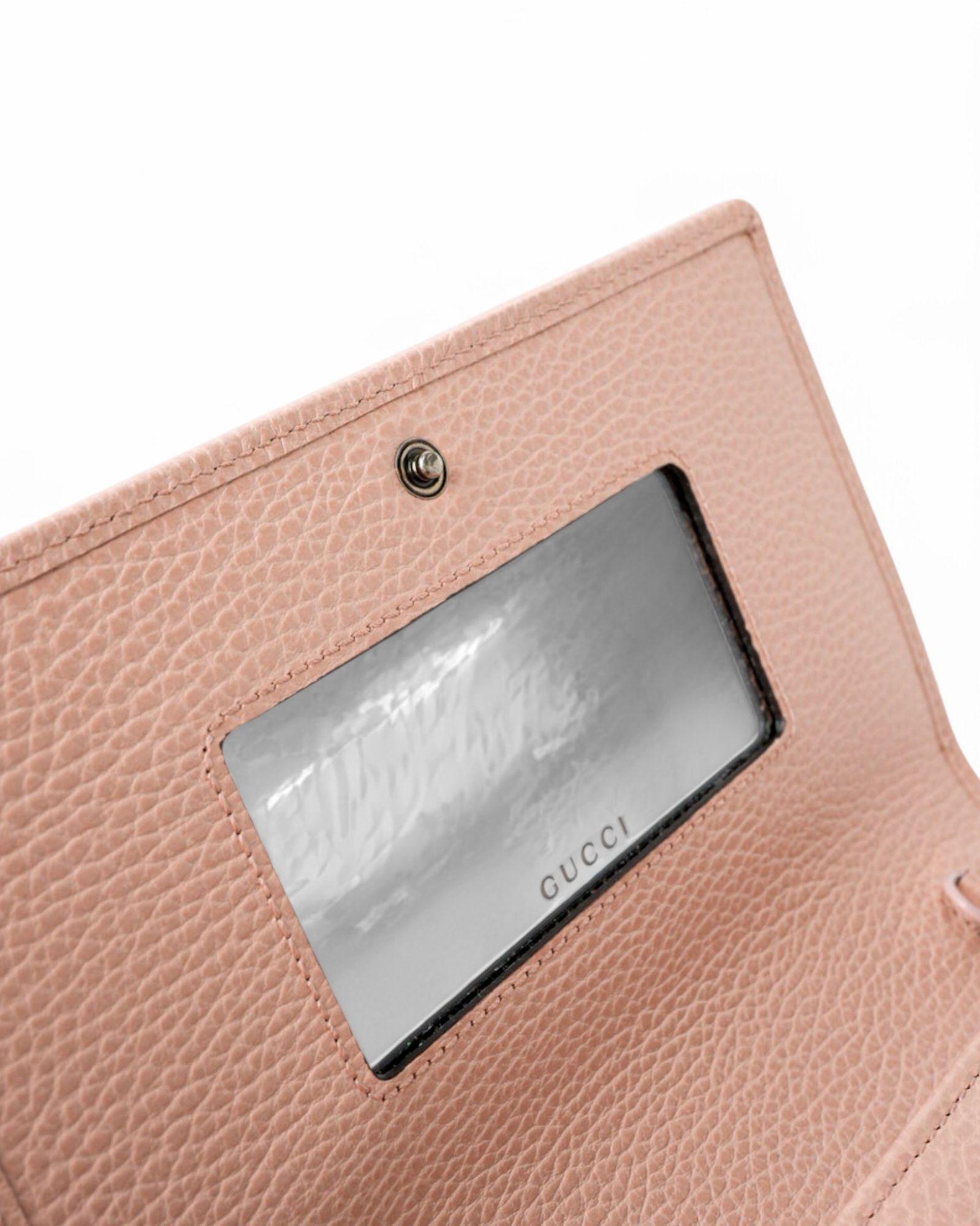 Gucci Wallet On Chain GG Marmont Pink For Sale 7