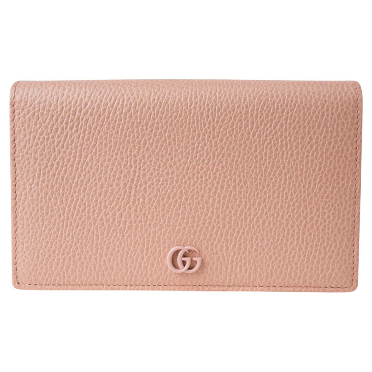 Gucci Wallet On Chain GG Marmont Pink For Sale