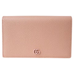 Gucci Wallet On Chain GG Marmont Pink