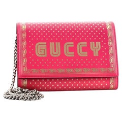 Gucci Wallet on Chain Limited Edition Printed Leather