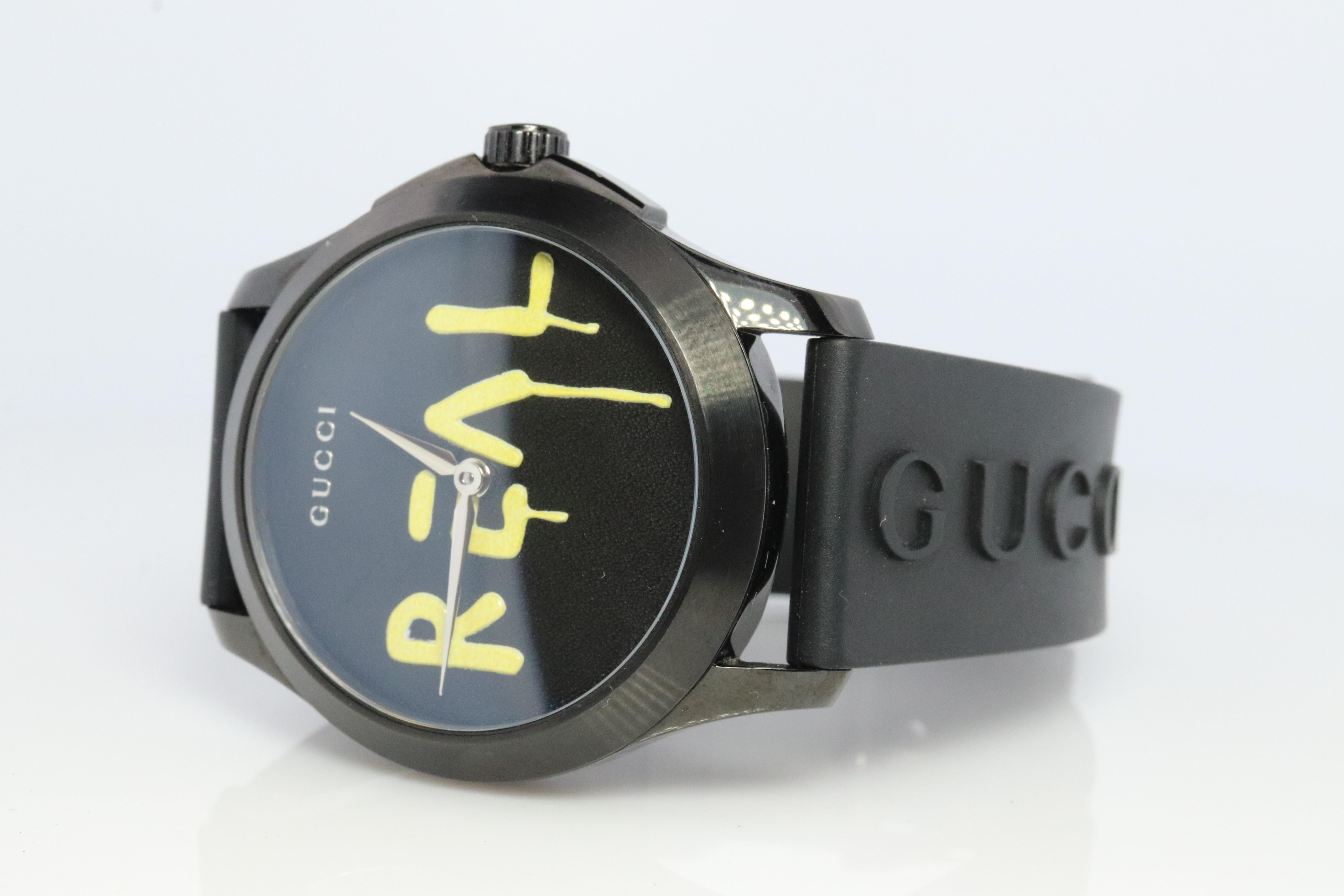 Gucci Watch. Gucci Ghost Real G-Timeless. Gucci 126.4 Mens Large Watch 2