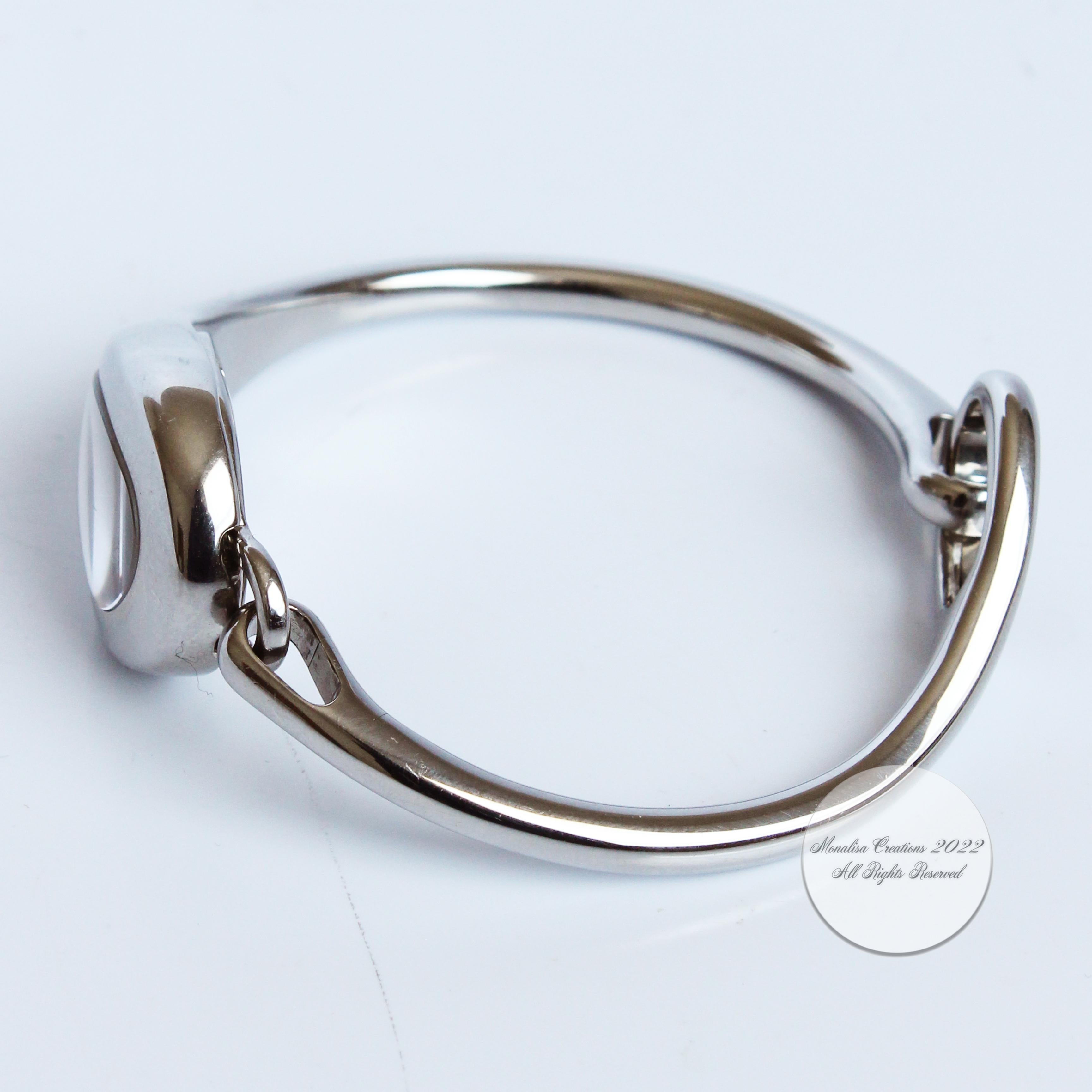 Gucci Watch Silver Metal Horsebit #103 Ladies Wrist Watch Modernist Abstract  2