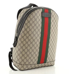 Gucci Web Backpack GG Coated Canvas Medium