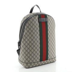 Gucci  Web Backpack GG Coated Canvas Medium