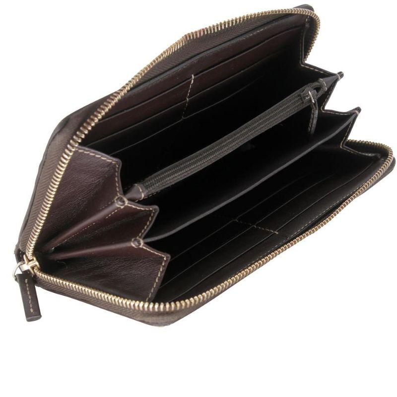 Gucci Web Bow Detail Klappe GG Segeltuch Leder Ebenholz Klassische Brieftasche GG-0308N-0064 im Zustand „Gut“ im Angebot in Downey, CA