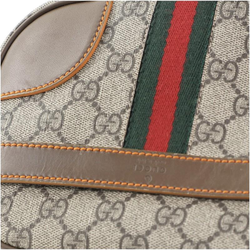 Gucci Web Camera Bag GG Coated Canvas with Leather Medium 3