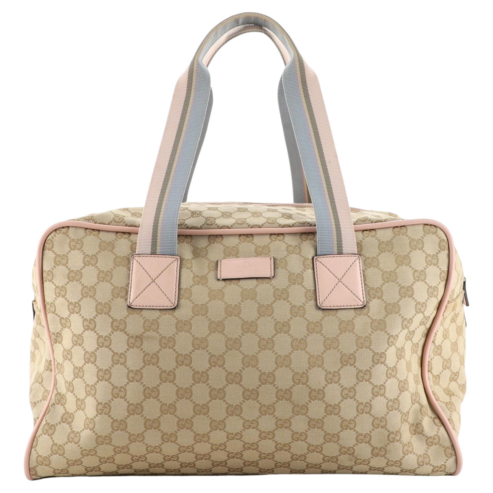 Gucci Pet Carrier GG Canvas Large at 1stDibs gucci dog carrier, gucci dog carrier for sale