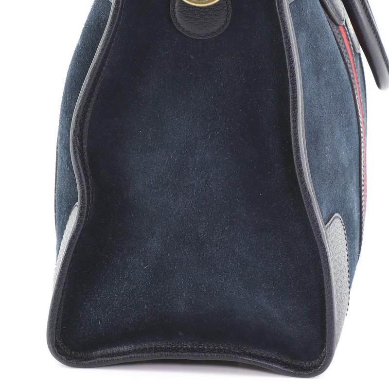 Gucci Web Convertible Duffle Bag Suede Medium 3