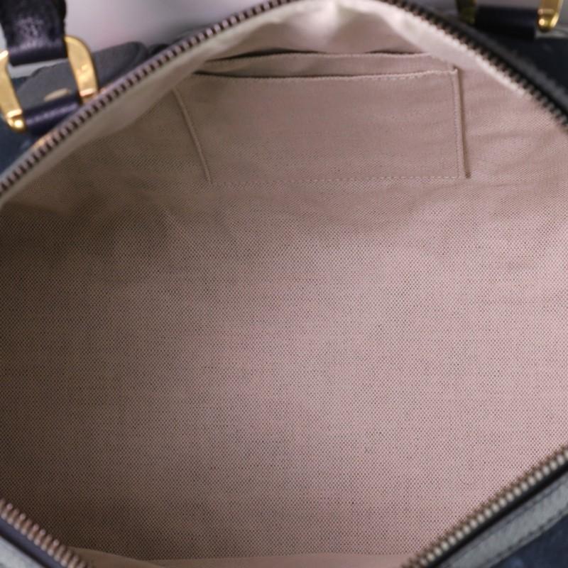 Gucci Web Convertible Duffle Bag Suede Medium In Good Condition In NY, NY