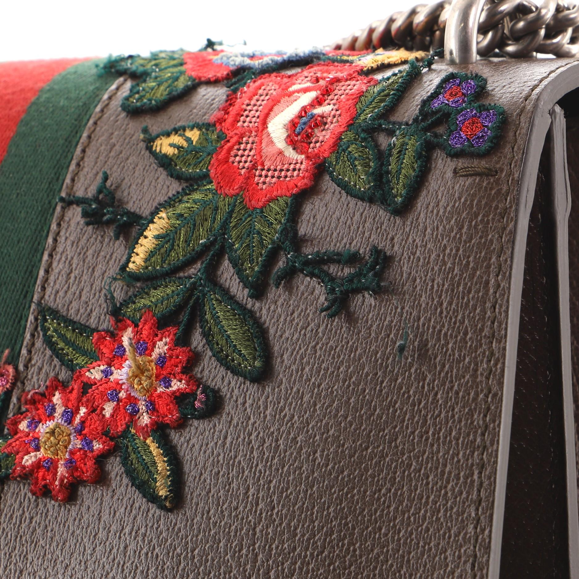 Gucci Web Dionysus Bag Embellished Leather Medium 1