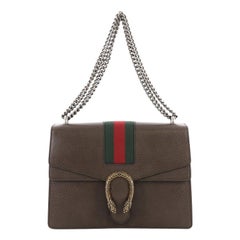 Gucci Web Dionysus Handbag Leather Medium