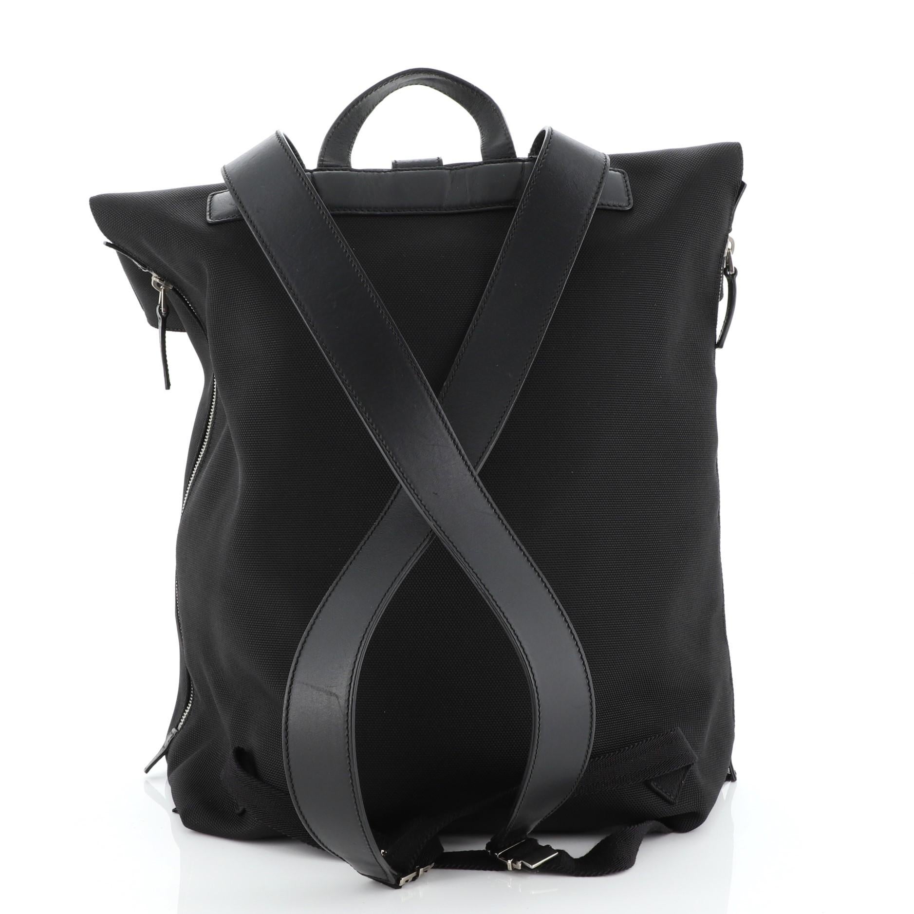 gucci techno canvas backpack
