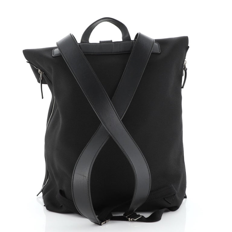 Gucci Web Fold Over Backpack Techno Canvas Medium at 1stDibs  display picture 2