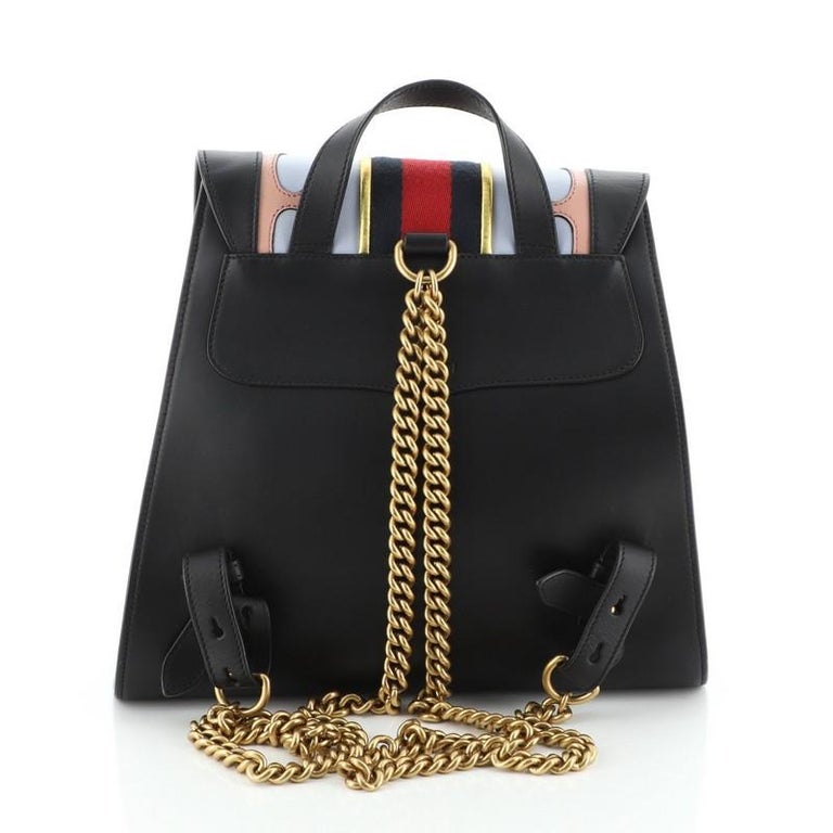 Gucci Web Heart GG Marmont Backpack Leather at 1stDibs