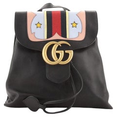 Gucci Web Heart GG Marmont Backpack Leather