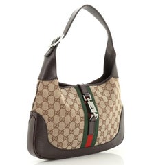 Gucci Web Jackie O Tasche GG Canvas Medium