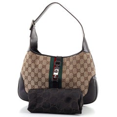 Jackie O Hobo GG Segeltuch Medium, Gucci Web