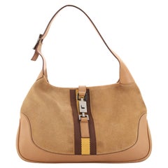 Gucci Web Jackie O Hobo Suede Medium