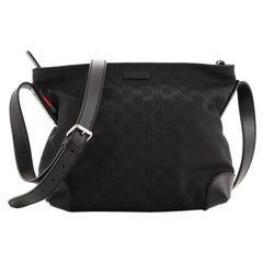 Gucci Web Loop Shoulder Bag GG Canvas Small