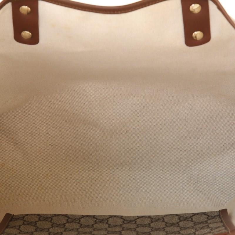 Women's or Men's Gucci Web Loop Tote GG Coated Canvas Medium
