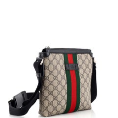 Gucci Web Messenger Bag GG Coated Canvas Small