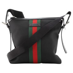 Gucci Web Messenger Bag (Outlet) Techno Canvas Medium