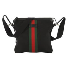 Gucci Web Messenger Bag Techno Canvas Medium