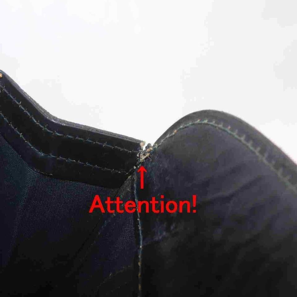 Gucci Web Monogram Handbag Tote 860043 Black Gg Canvas Baguette For Sale 4