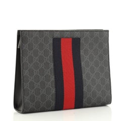 Gucci Web Pouch GG Canvas