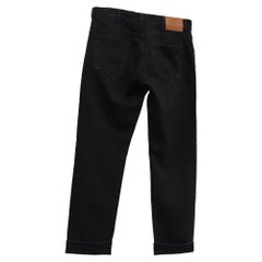 Gucci Web Regular-Fit Jeans in Black Cotton