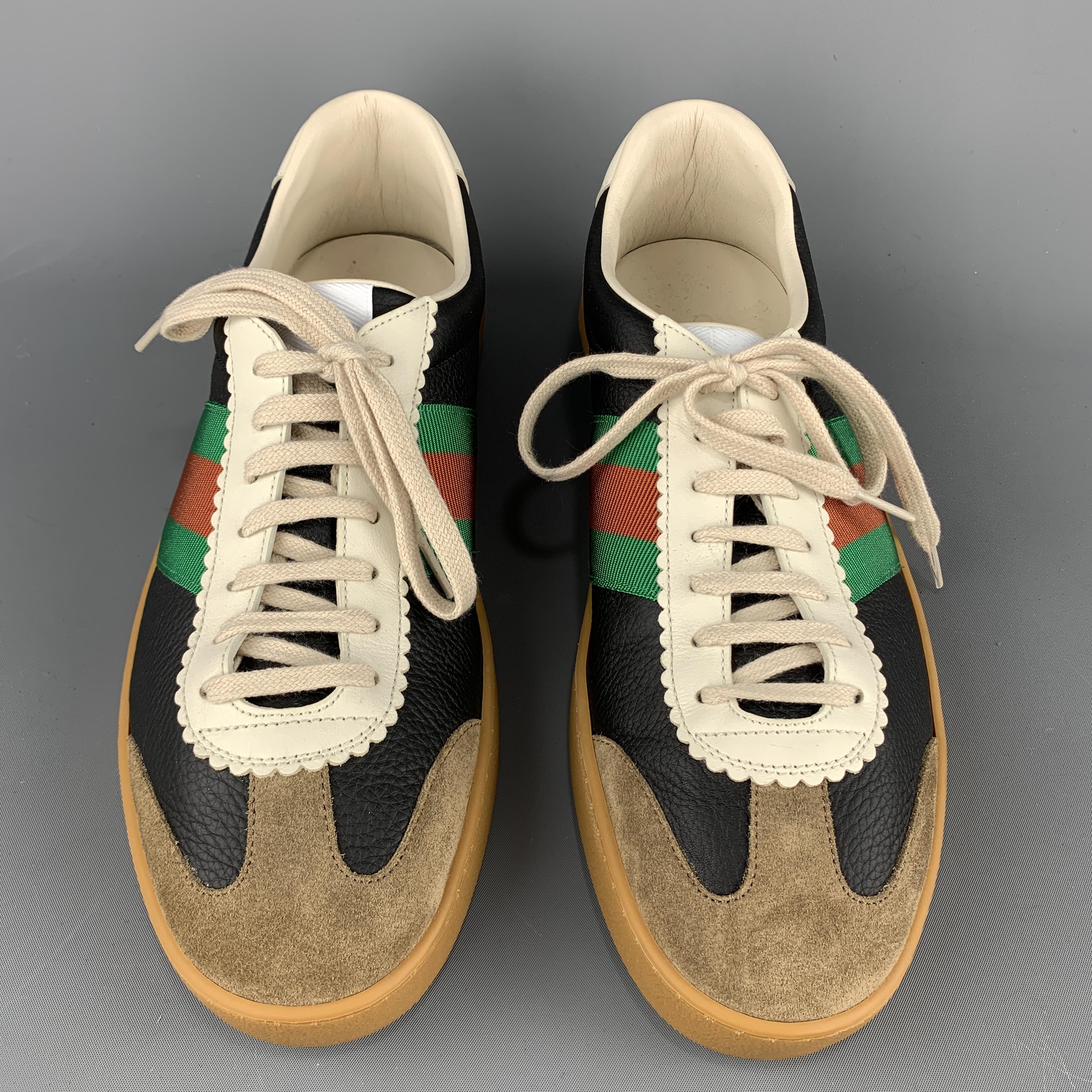 black and brown gucci shoes