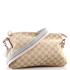 Gucci Web Strap Messenger Bag GG Canvas Small