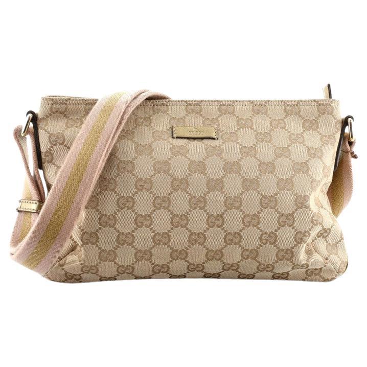 Gucci bag with web strap hot sale
