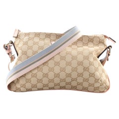 Gucci Web Strap Messenger Bag GG Canvas Small