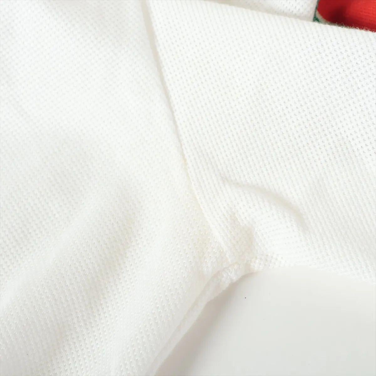 Gucci Web Stripe Cotton Long Sleeve Shirt White For Sale 4