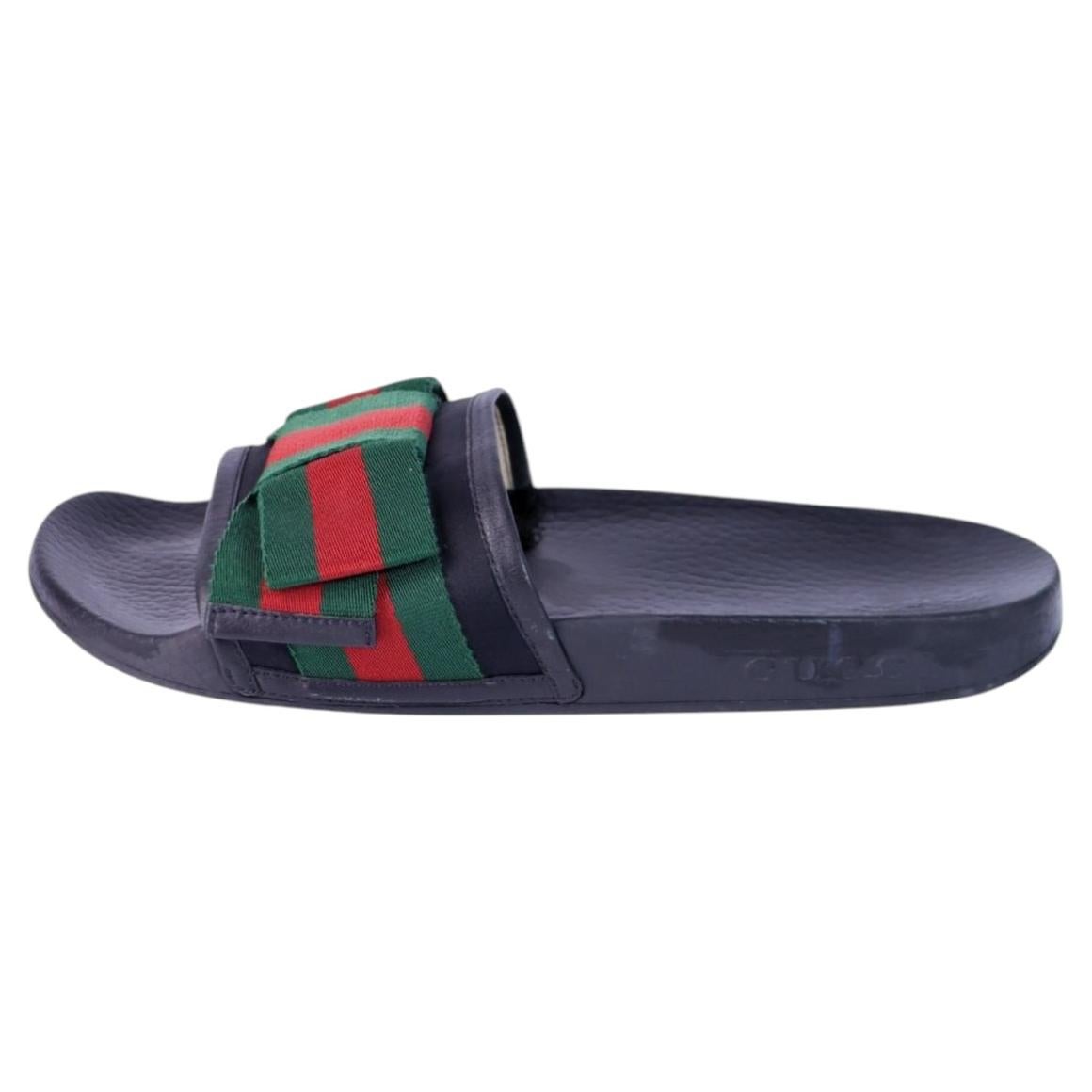 Gucci - Sandali con strisce in rete - EU 39 in vendita
