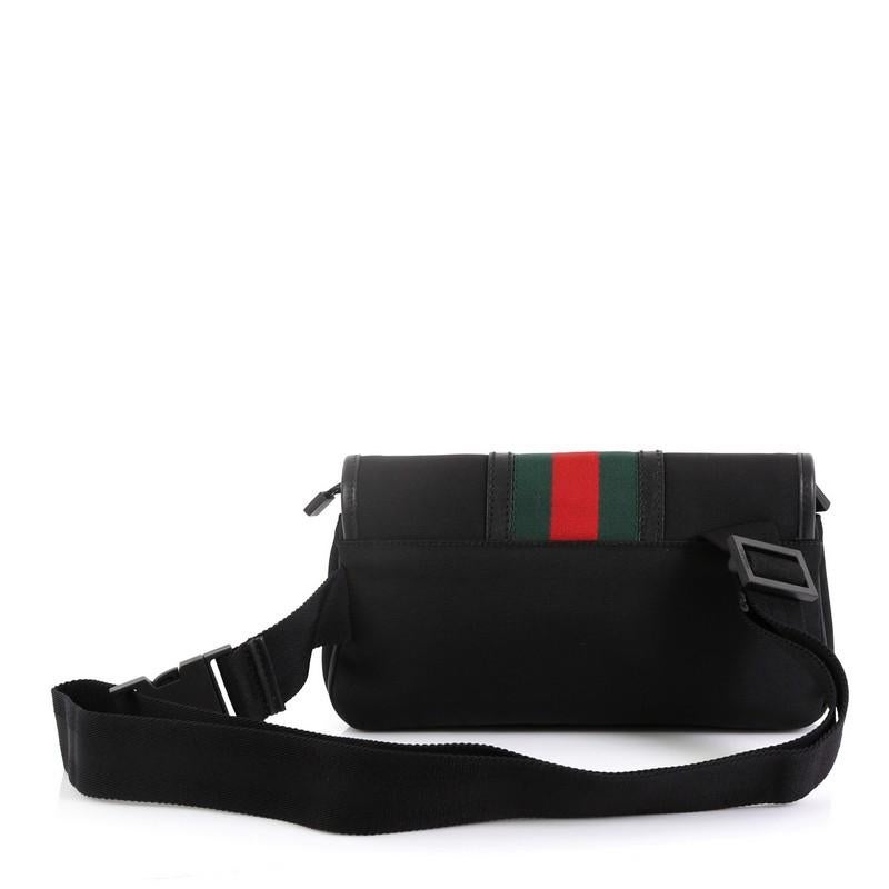 gucci techno canvas belt bag