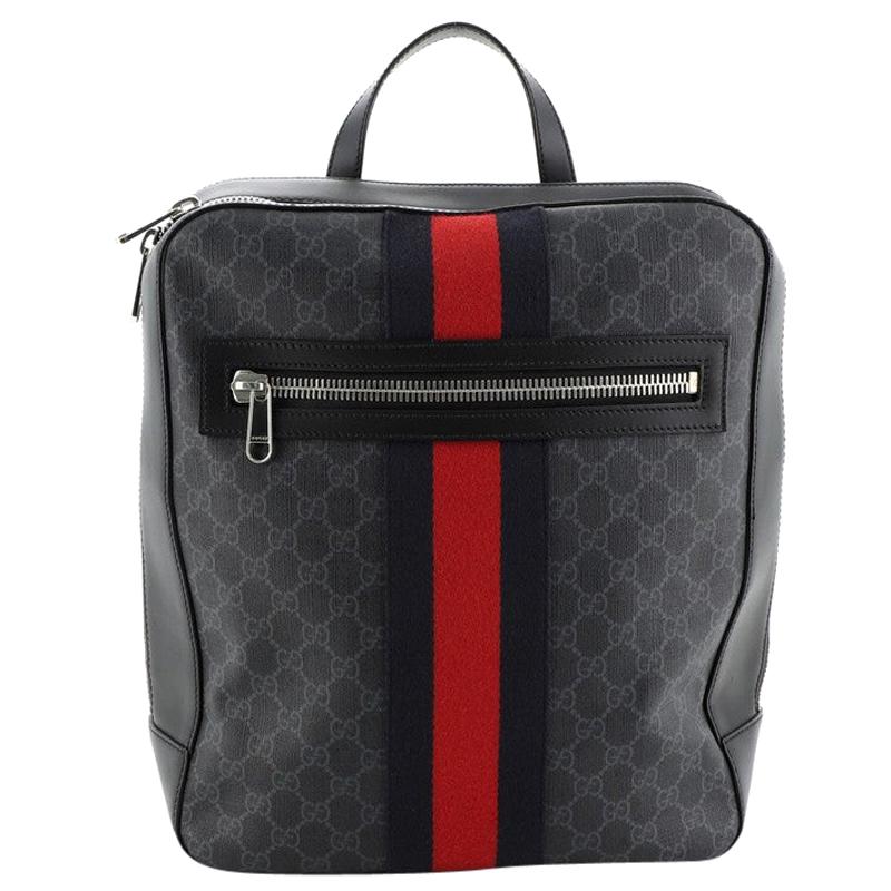 gucci web backpack