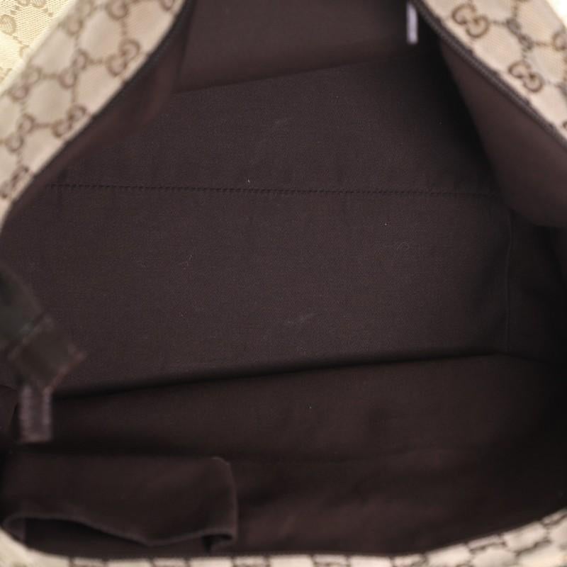 Women's or Men's Gucci Web Zip Tote GG Canvas Large