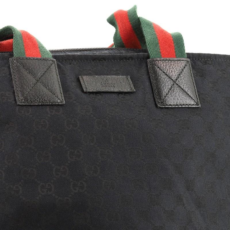 Gucci Web Zip Tote GG Canvas Large 2