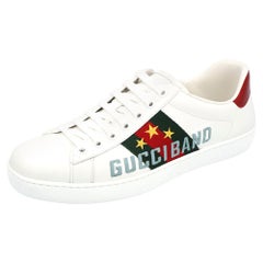 Gucci White Ace Gucci Band Sneakers Size UK 7 / EU 41