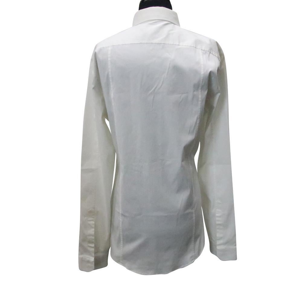 camicia bianca gucci uomo