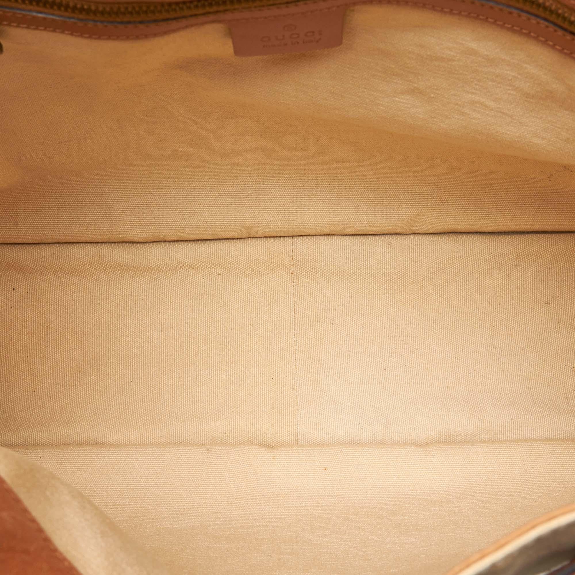 Gucci White Canvas Tote Bag For Sale 1