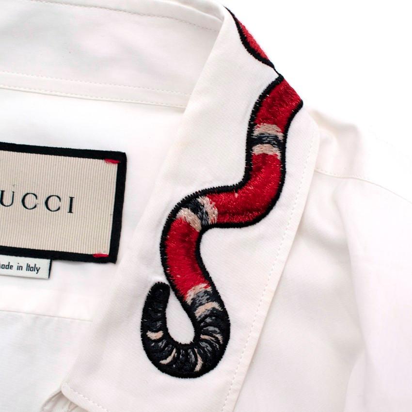 gucci snake shirt