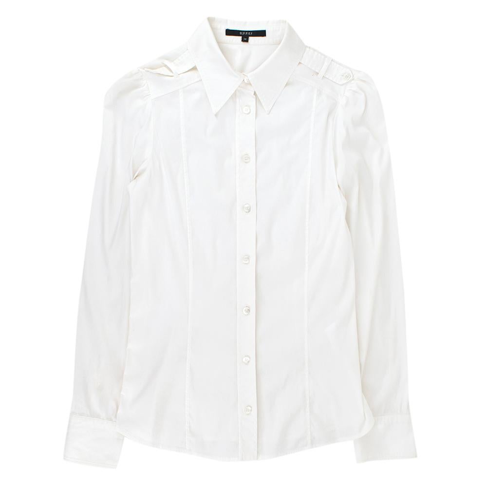 gucci white button up