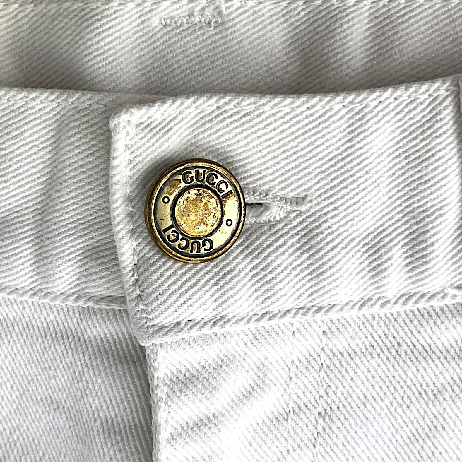 gucci white shorts