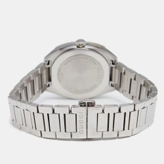 Gucci White Diamond Stainless Steel GG2570 YA142504 Women's Wristwatch 29 mm