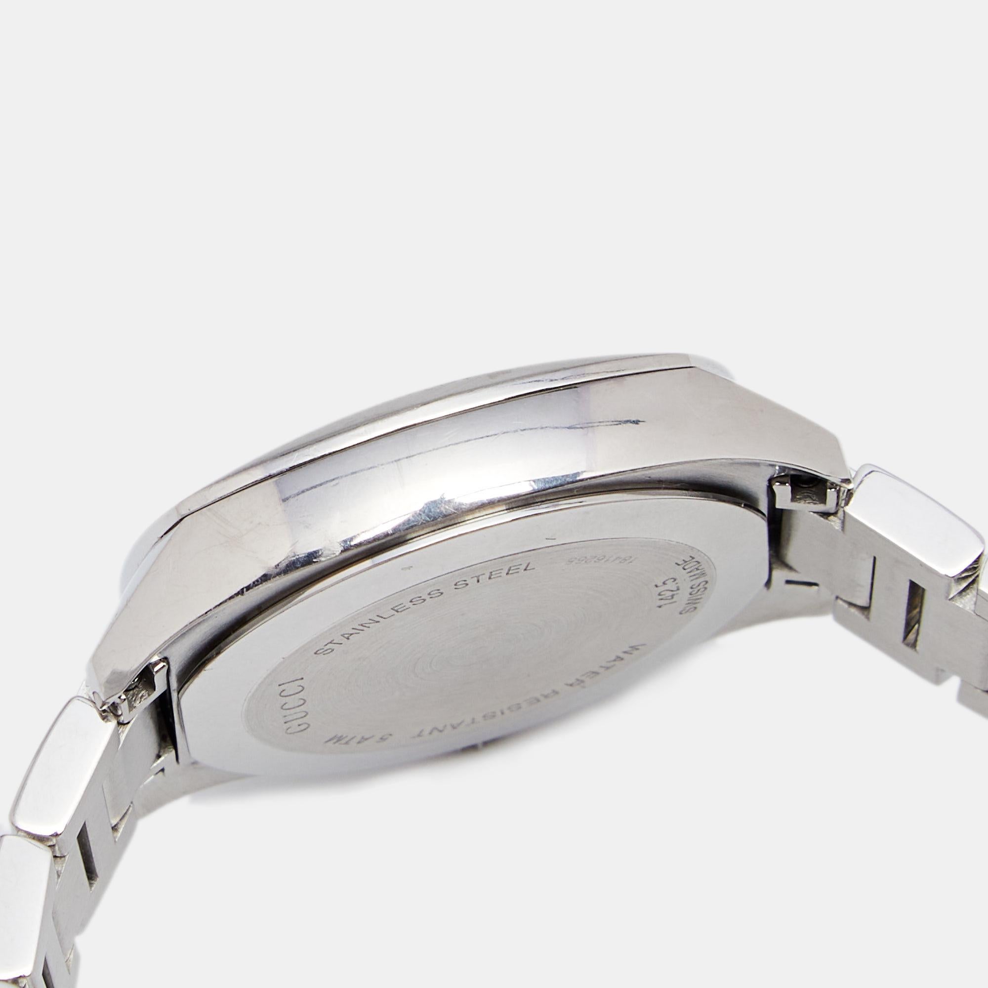 Gucci White Diamond Stainless Steel GG2570 YA142504 Women's Wristwatch 29 mm 2