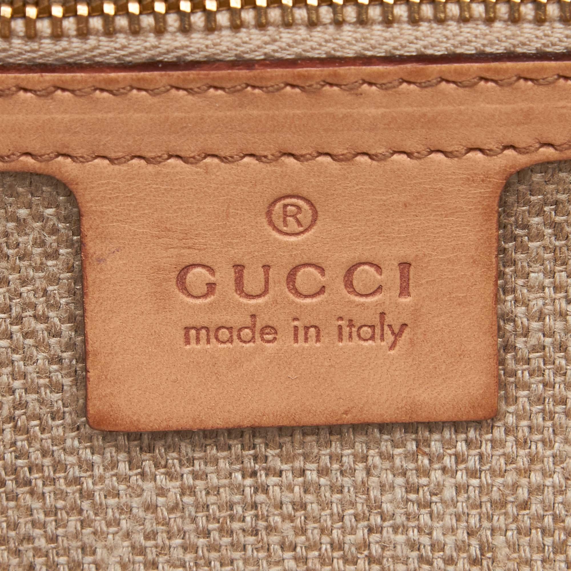 Gucci White Flora Jackie Shoulder Bag 1